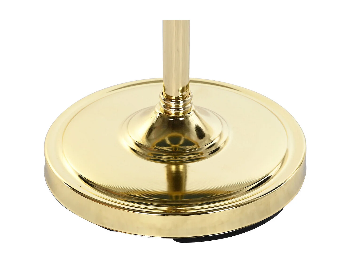 Messing bijzettafel met spiegel 42,5 x 42,5 x 49 cm, goudkleurig