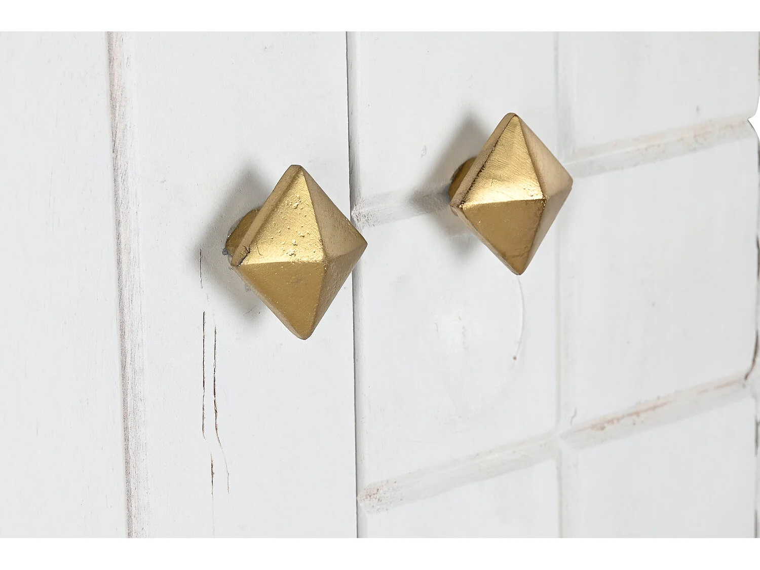 Credenza in metallo Mango 91X44X152 Bianco