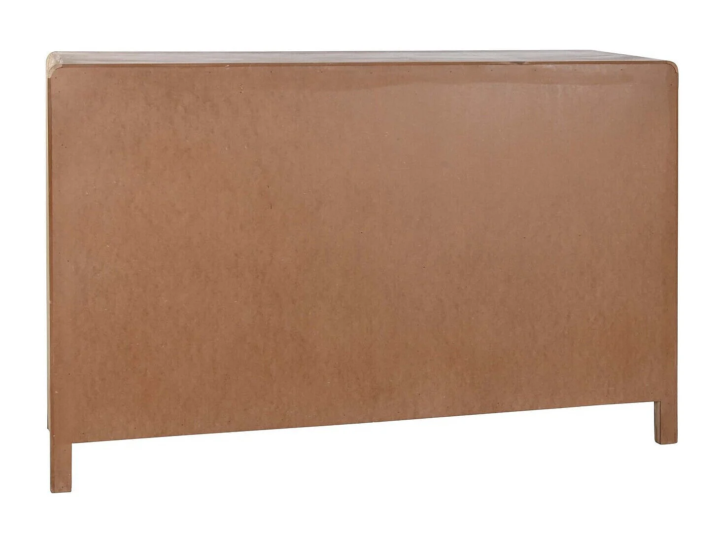 Grenen MDF dressoir 120x40x80 cm, 3 lades, lichtbruin