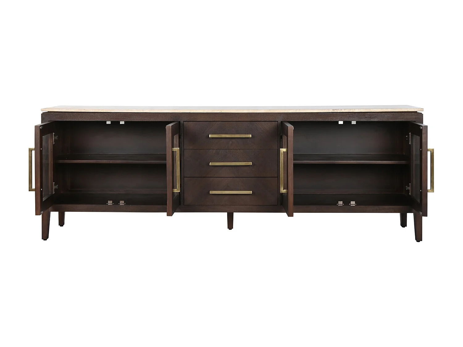 Mango Marmeren Buffet 200x40x70 Travertijn