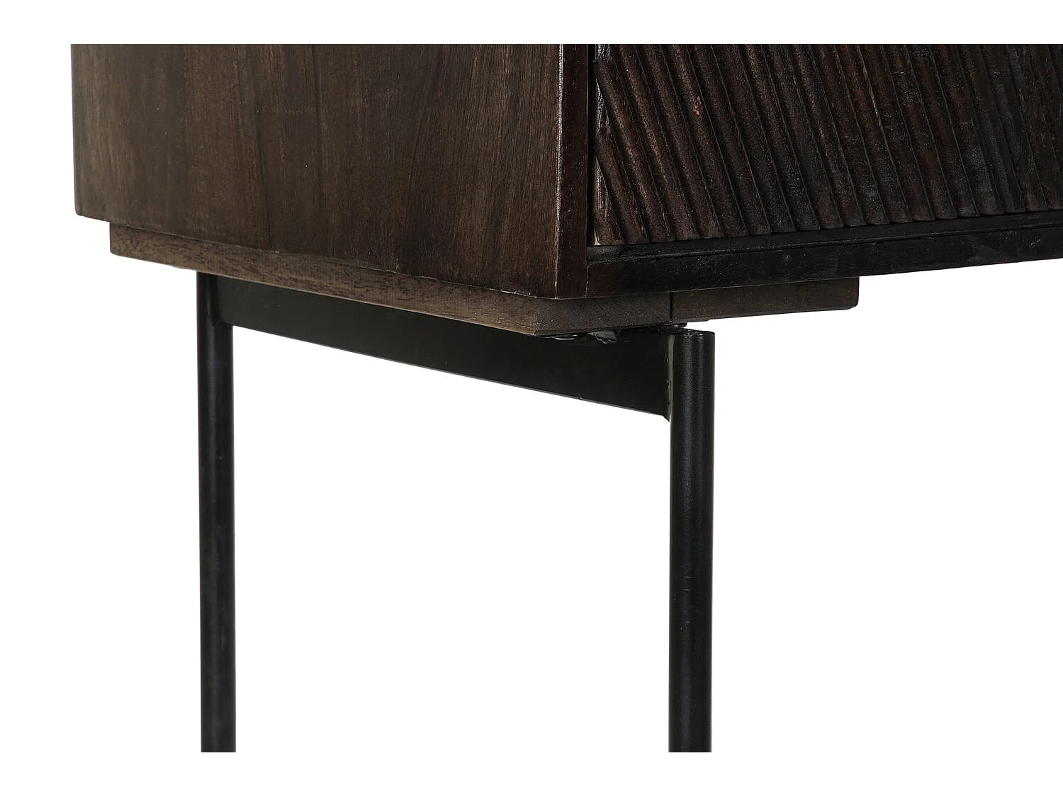 Credenza in metallo Mango 84X43X153,5 Marrone scuro