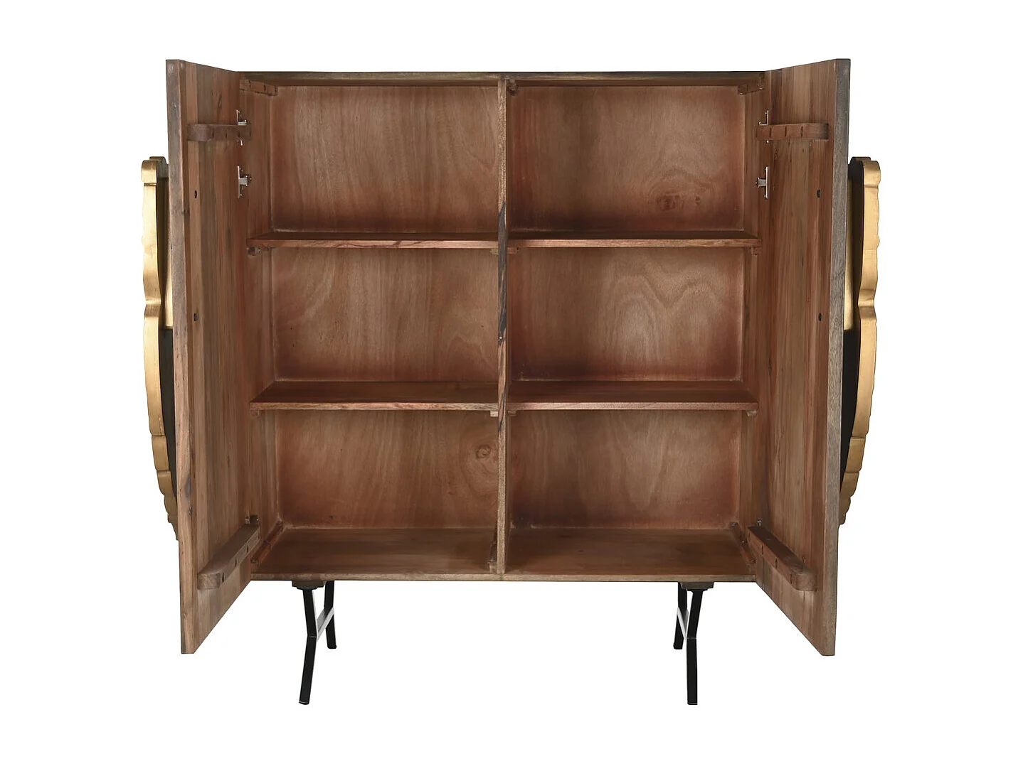 Mango dressoir 100x50x120 Gouden Vleugels