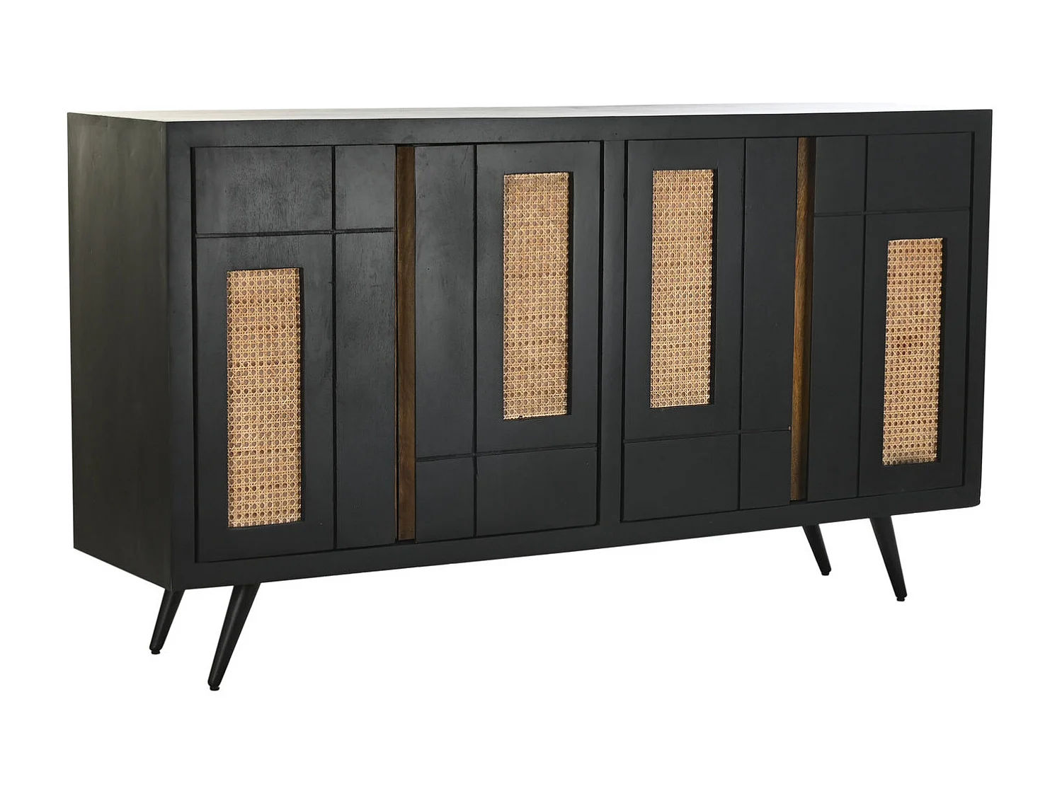Buffet Mango Ratan 160X40X90 Negro