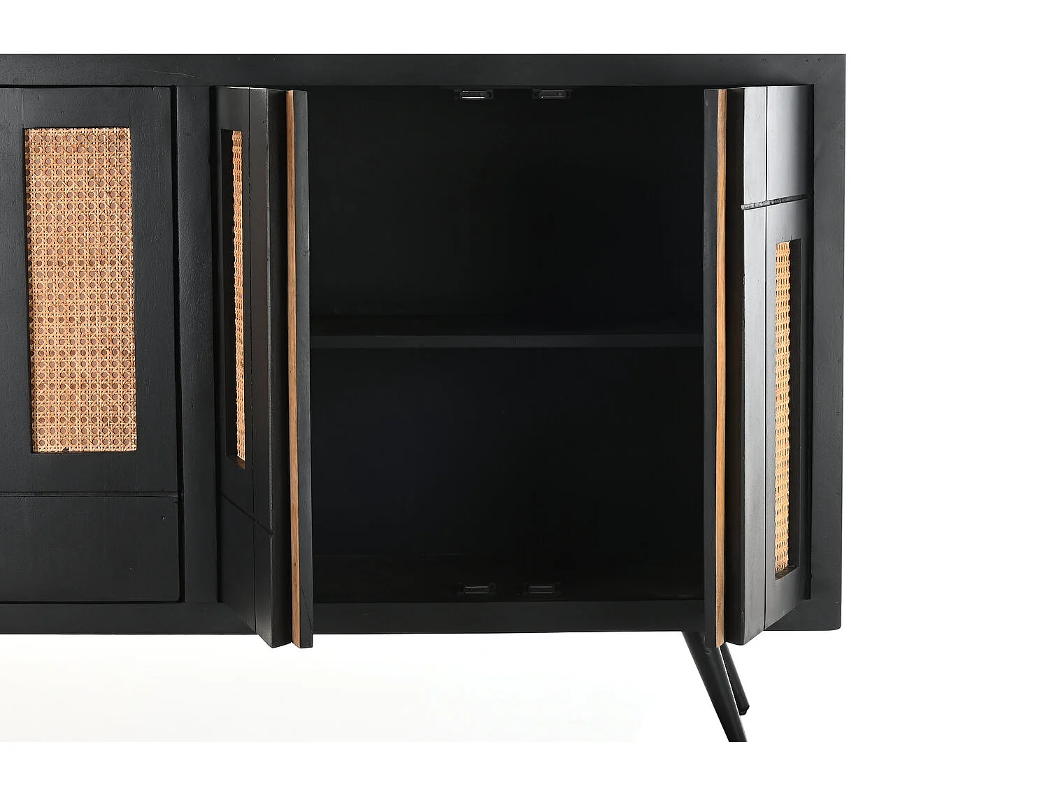 Buffet Mango Ratan 160X40X90 Negro