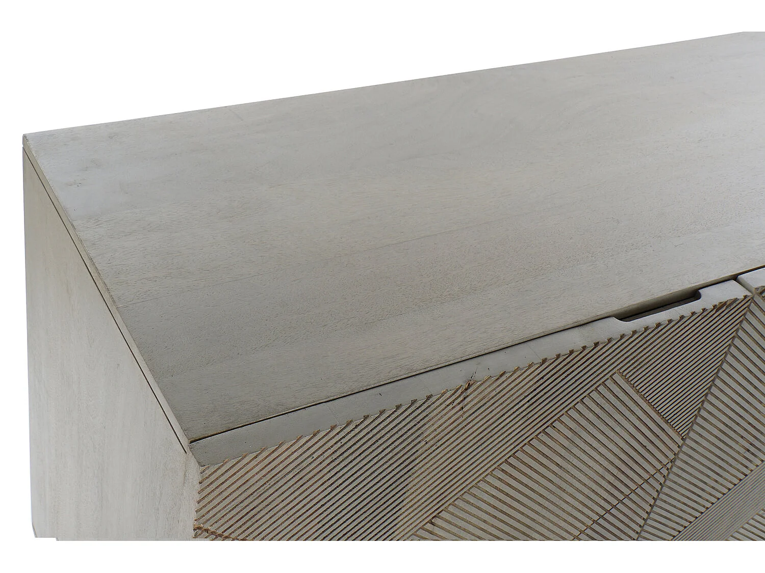 Puxador de metal para buffet 160x45x75 cinza
