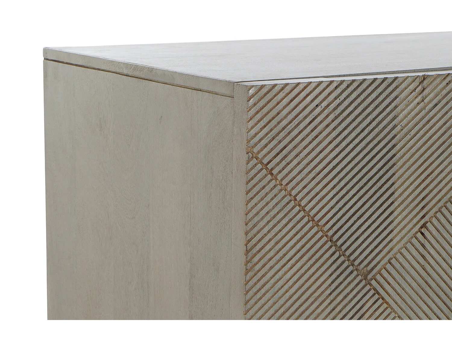 Puxador de metal para buffet 160x45x75 cinza