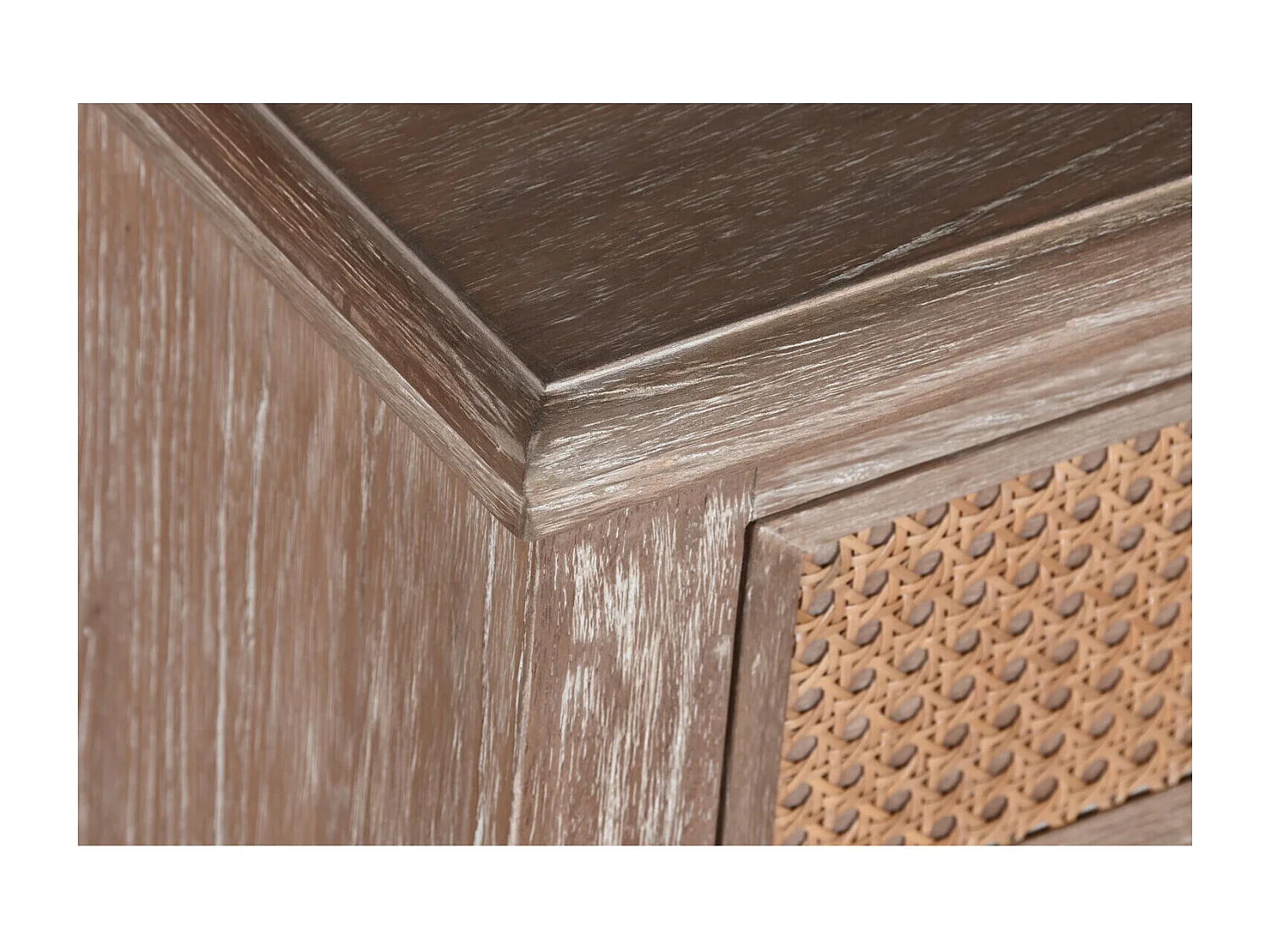 Bayur Ratan houten dressoir 100x45x90