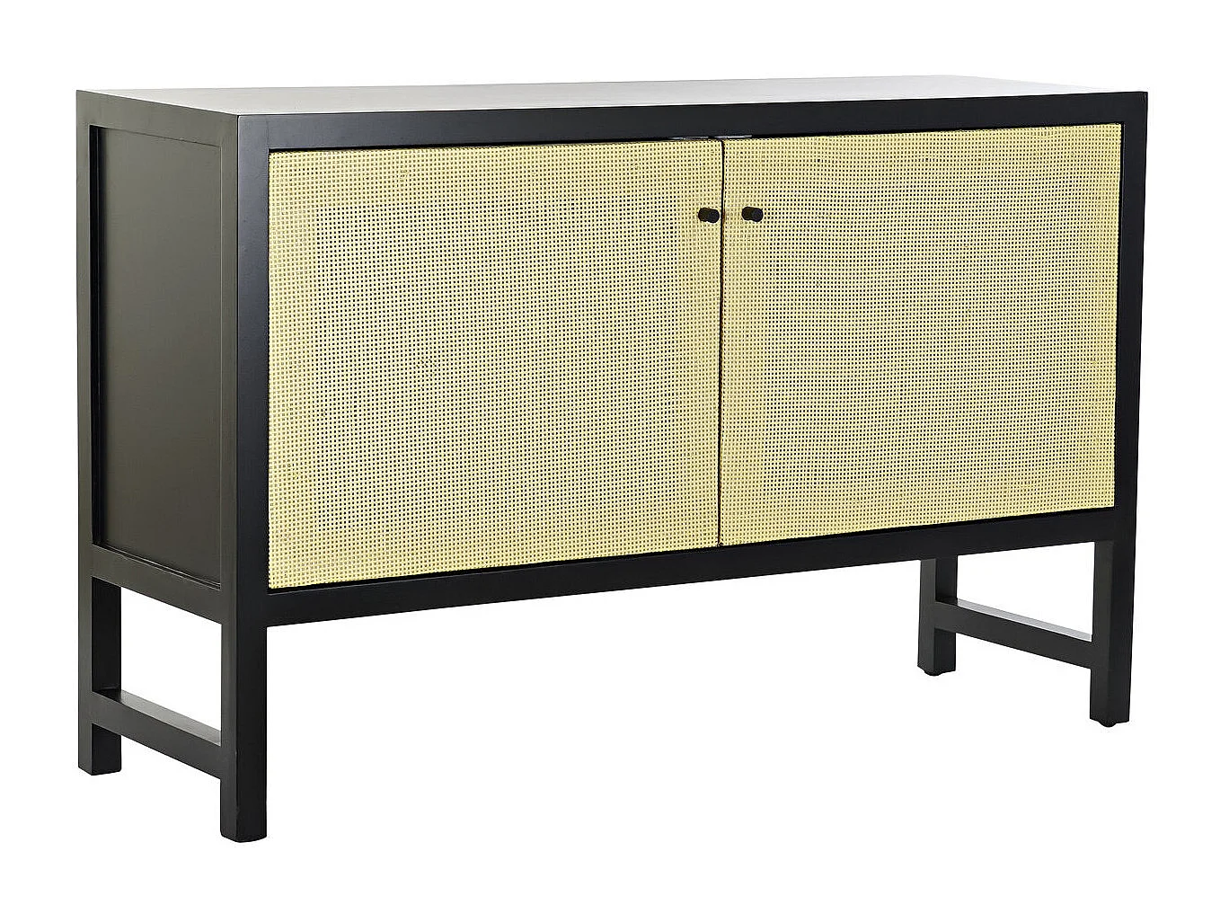 Buffet Abeto Ratan 120X38X76 Negro