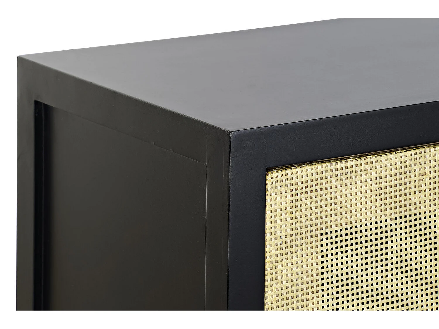 Buffet Abeto Ratan 120X38X76 Negro