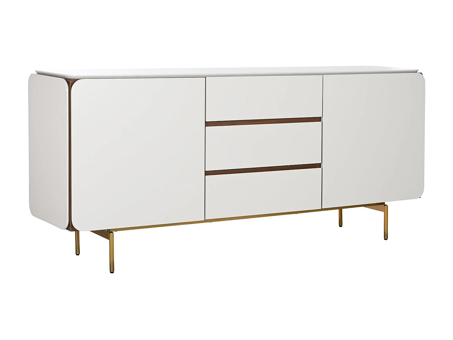 Buffet Madera Mdf 183X41,5X80 Blanco