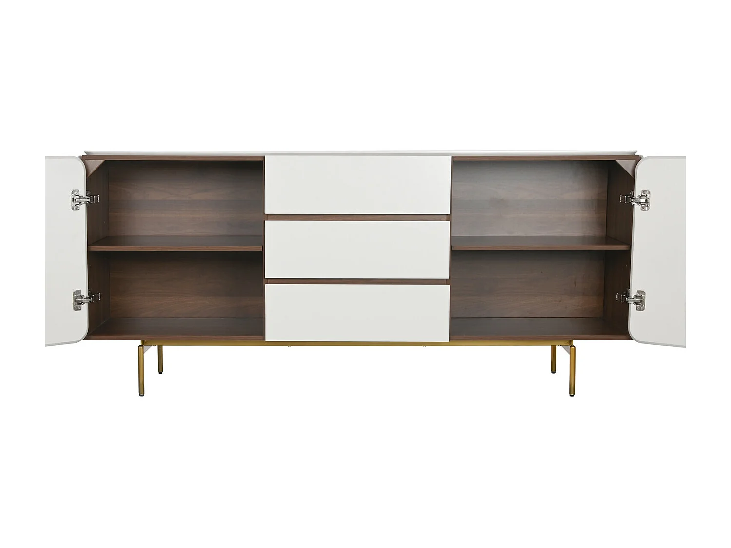 Buffet Madera Mdf 183X41,5X80 Blanco