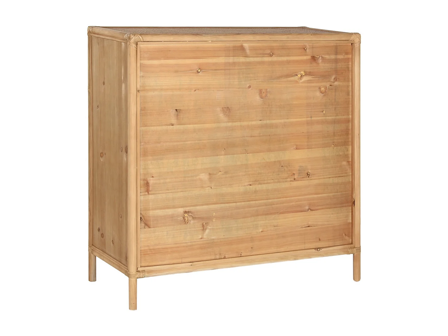 Dressoir van vurenhout 100x40x100 cm, 1 lade, naturel