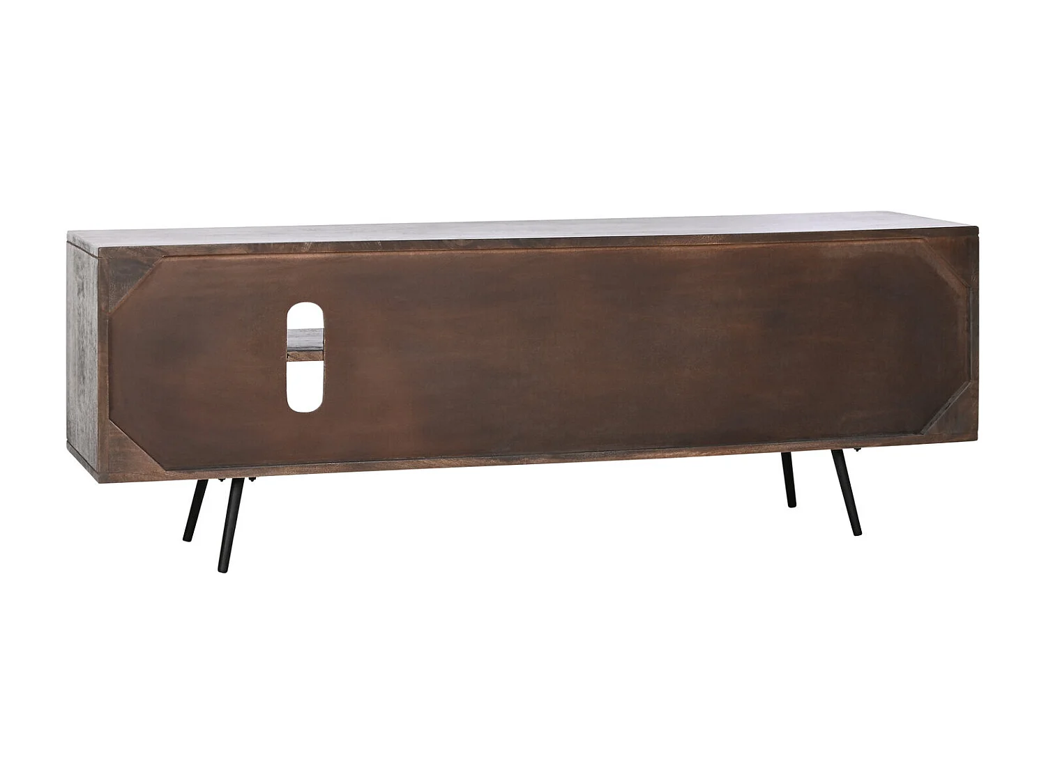 Mango tv-meubel 140x35x50 donkerbruin