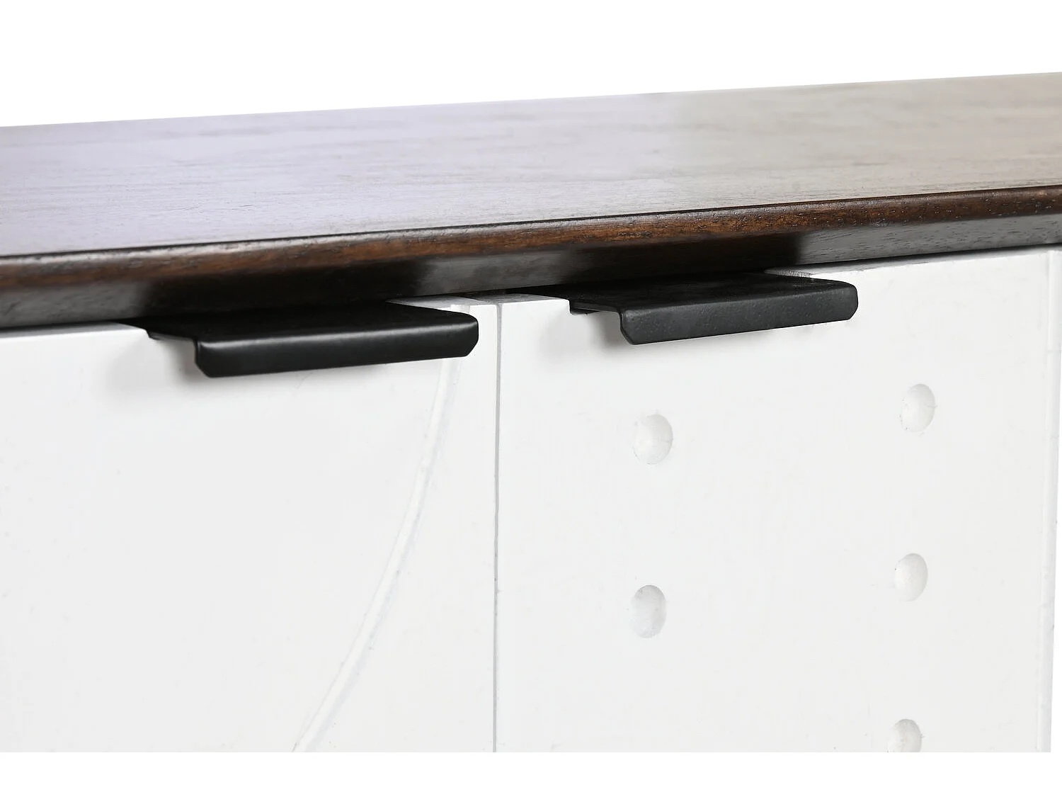 Mango tv-meubel 140x35x50 donkerbruin