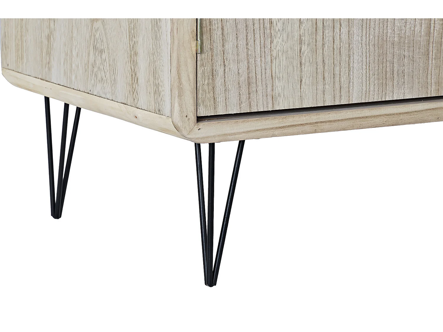 Buffet Paulownia Metallo 120X41X65 Naturale