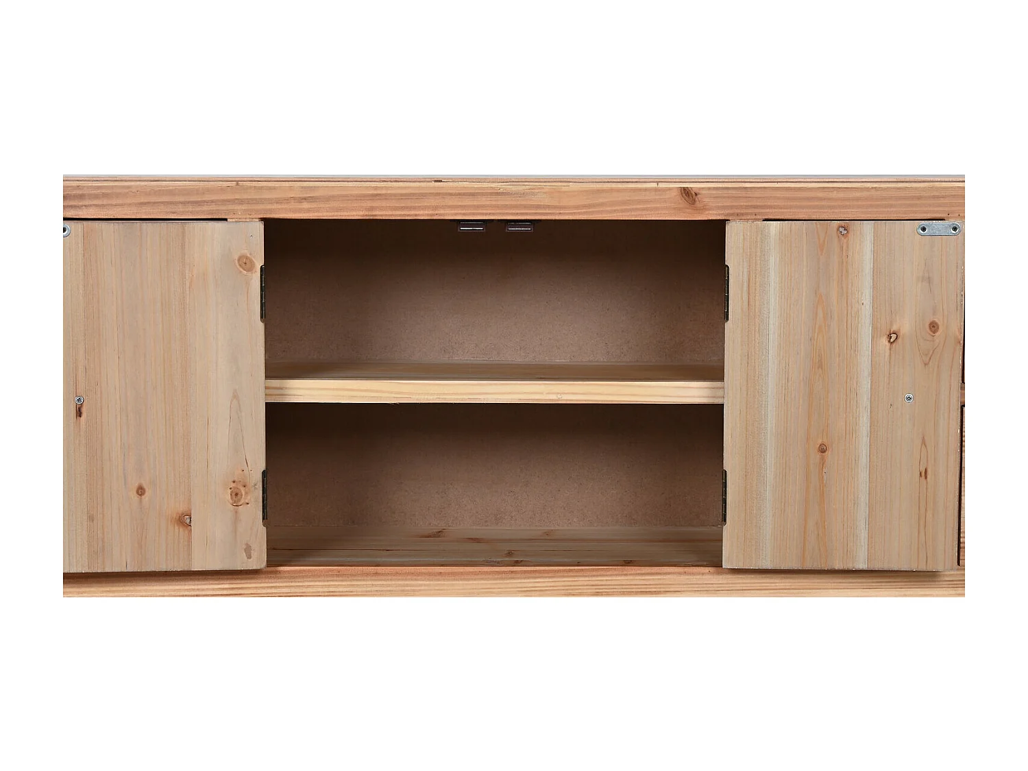 Mueble Tv Abeto Mdf 130X24X51 Oriental Natural