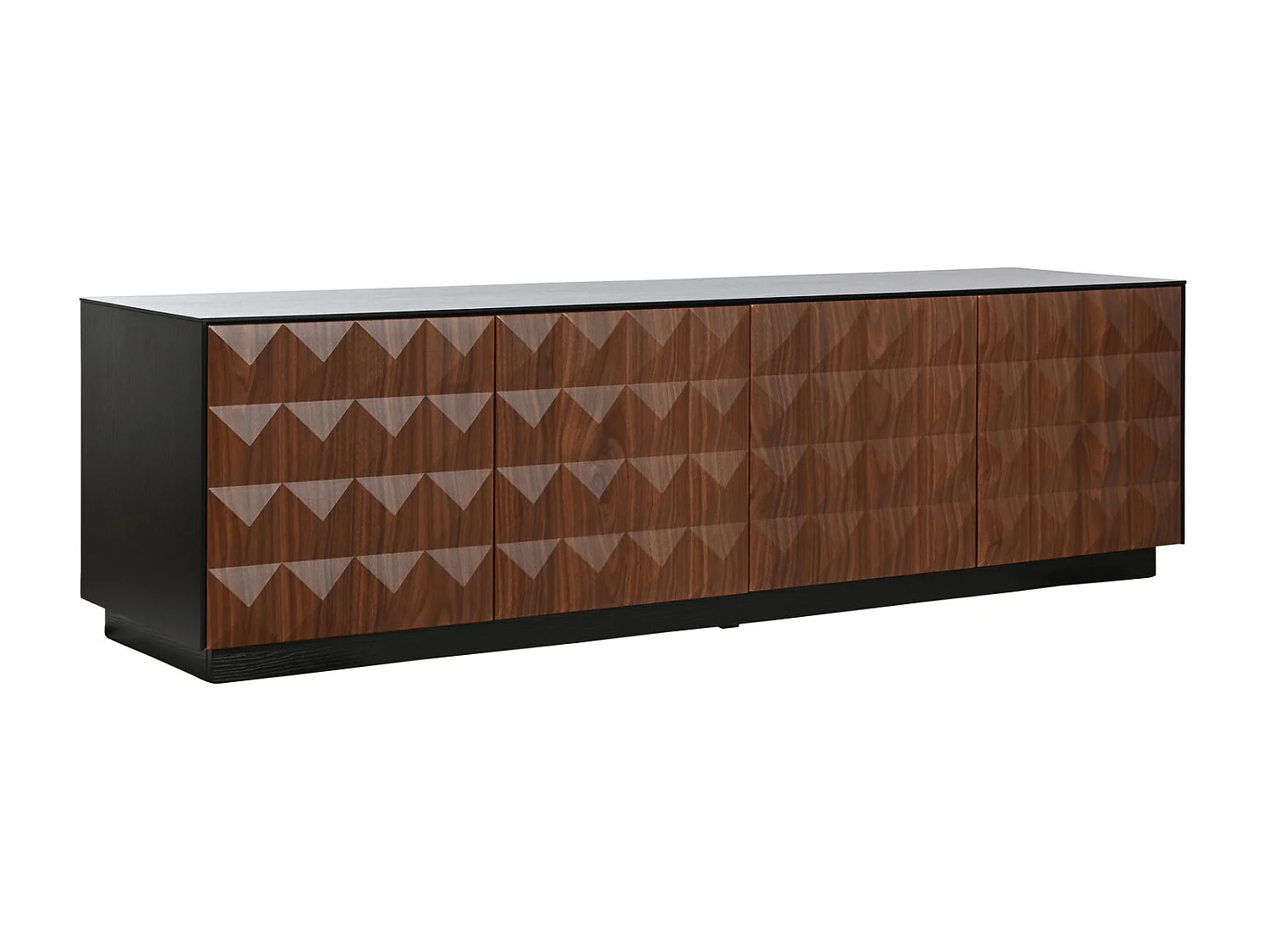 Mueble Tv Mdf 161,2X40X45,5 Rombos Negro