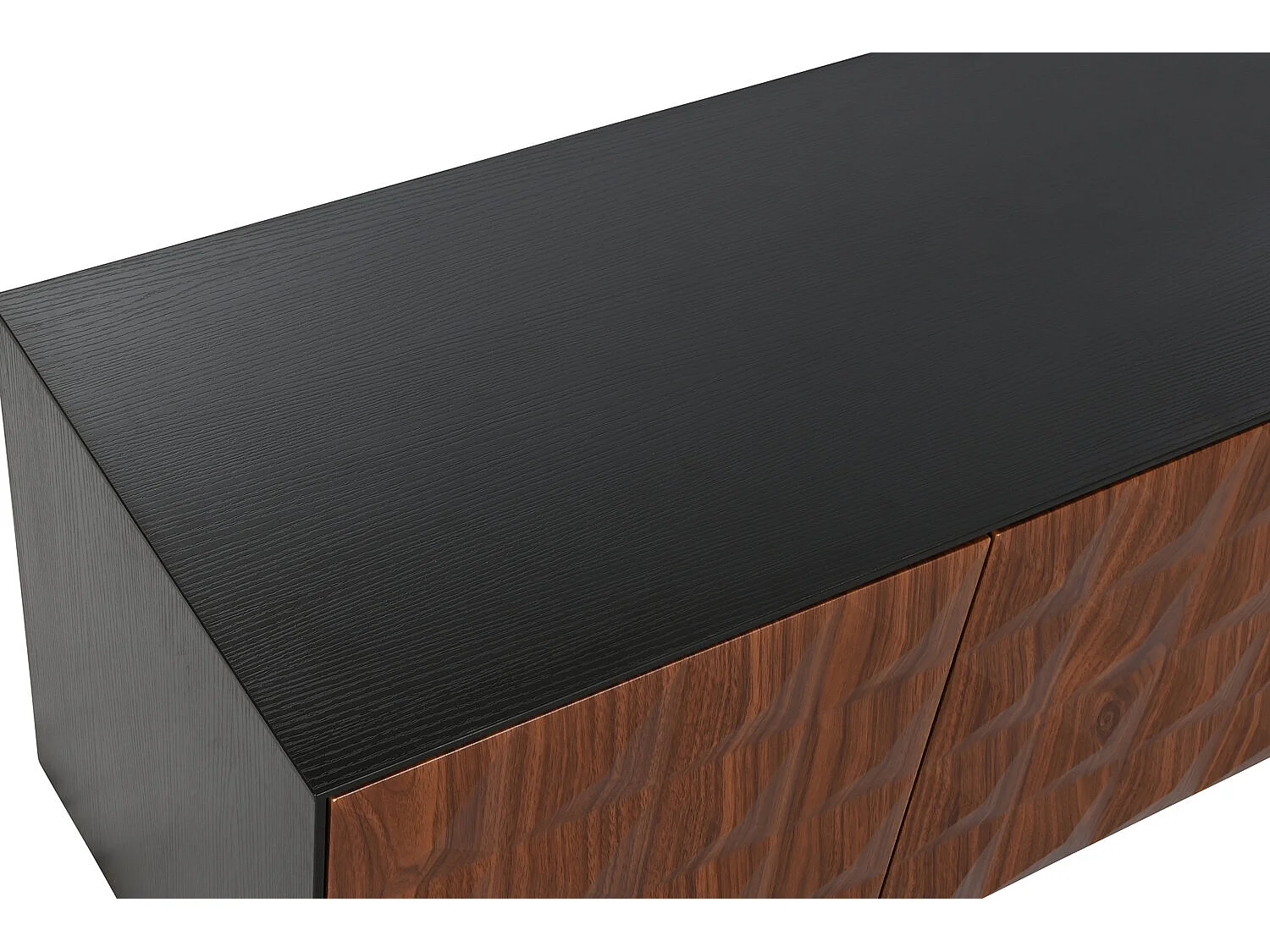 Mueble Tv Mdf 161,2X40X45,5 Rombos Negro