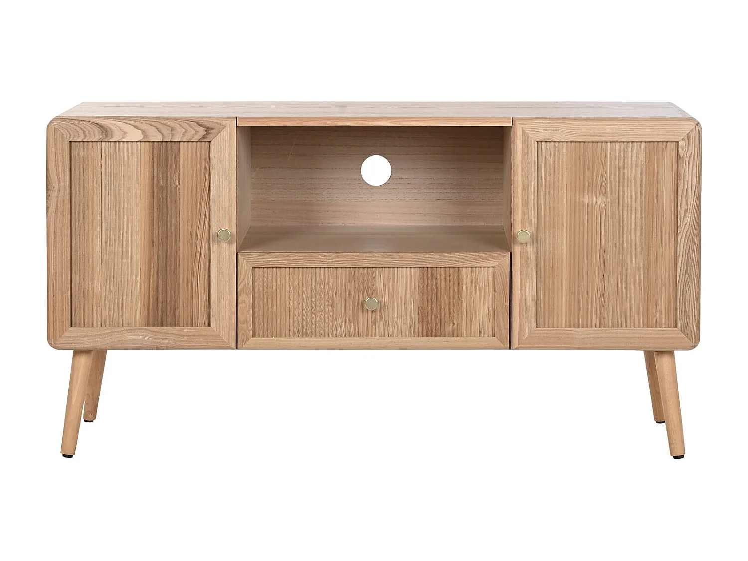 Mobile TV in MDF di pino 120X40X63 naturale