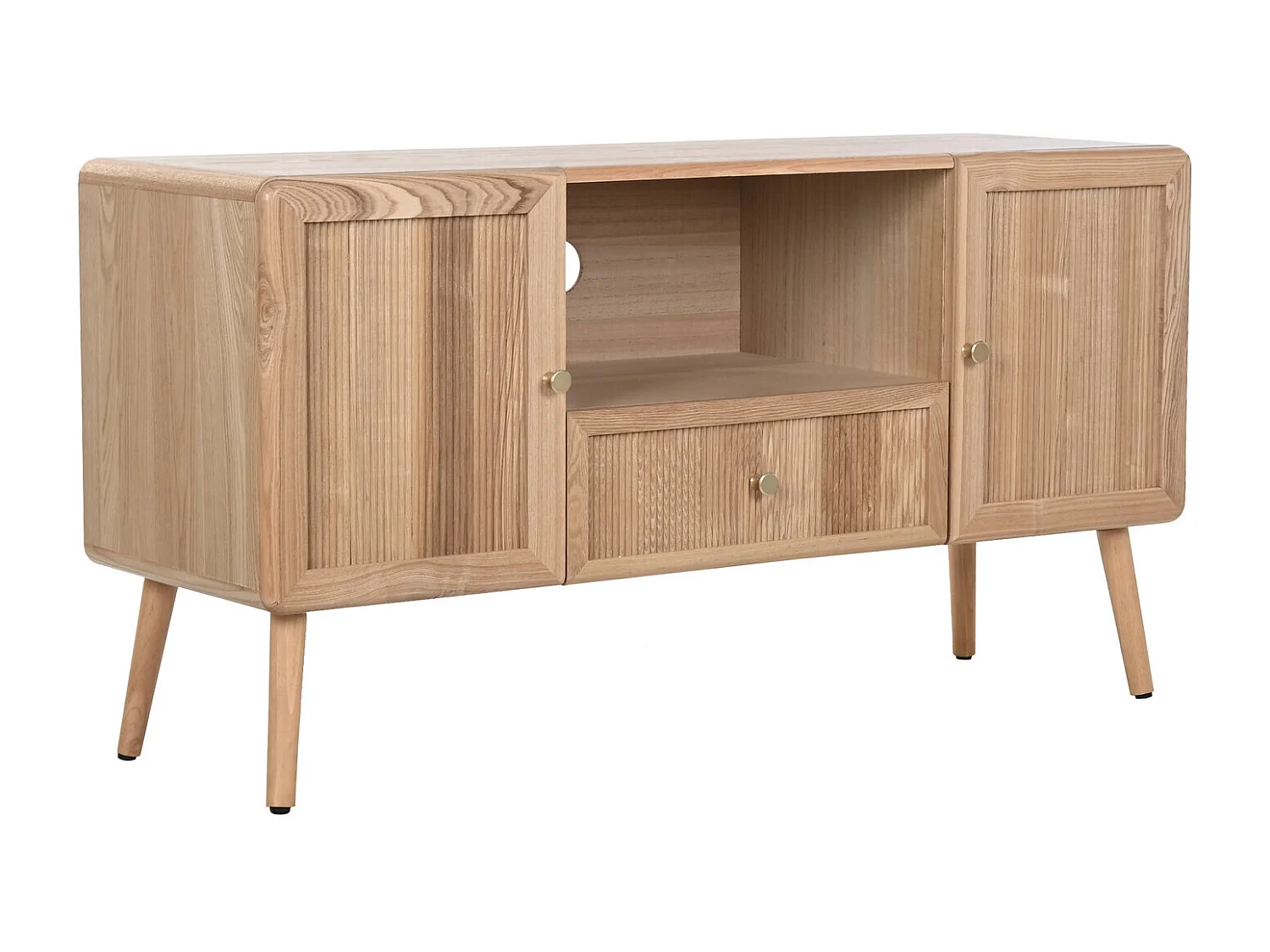 Mobile TV in MDF di pino 120X40X63 naturale