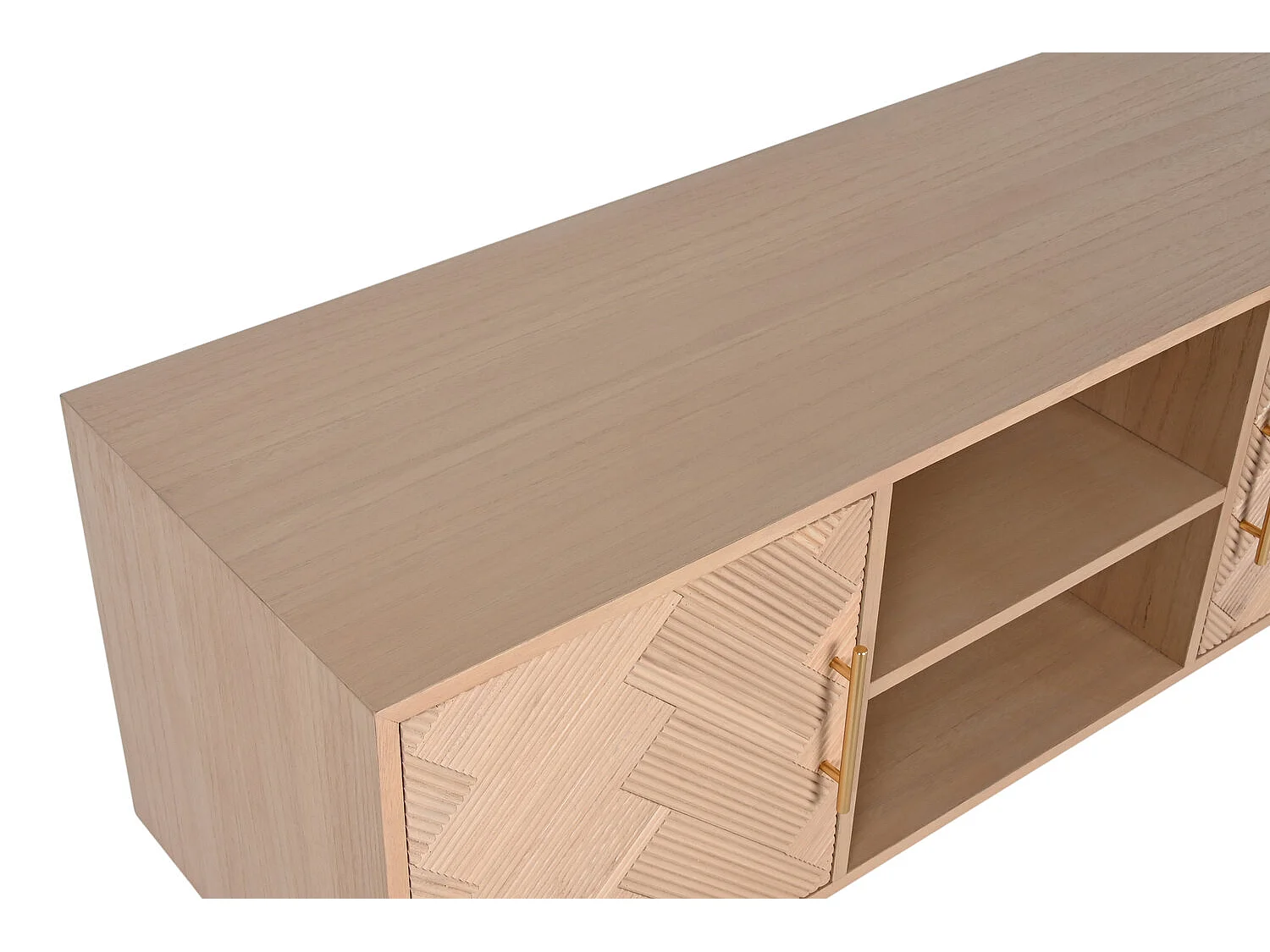 Mobile TV in MDF Paulownia 120X40X60 Naturale
