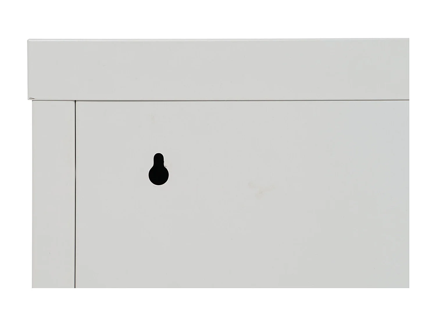 Armário de TV de metal 120x40x58, branco.