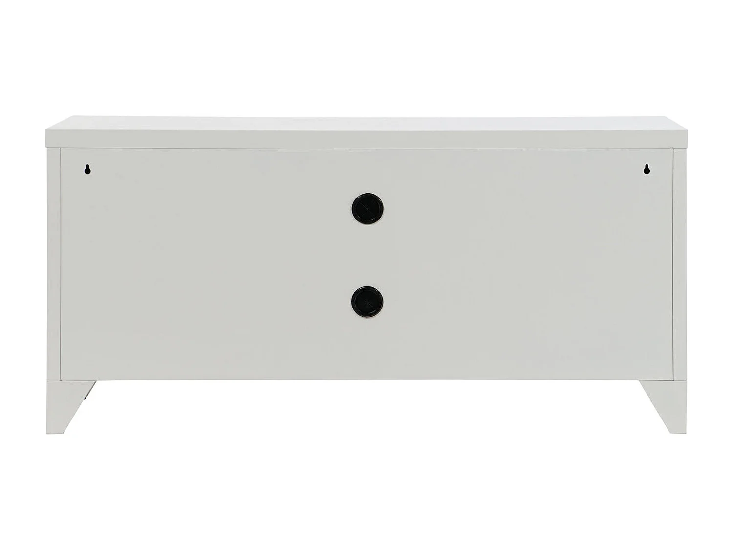 Armário de TV de metal 120x40x58, branco.