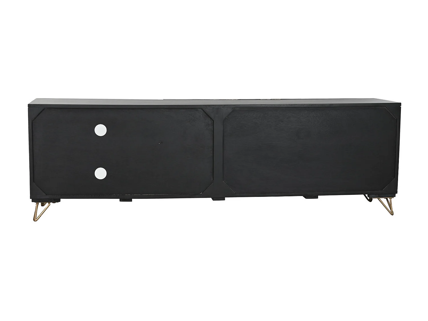 Mango metalen tv-standaard 160x40x50 Mandala zwart