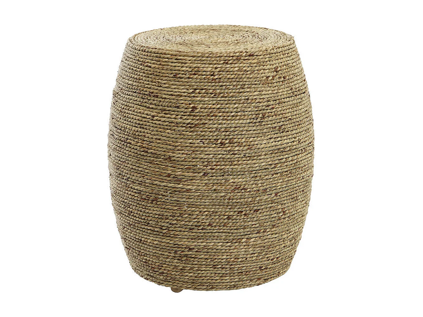 Voetsteun van henneptouw 45x45x52 naturel