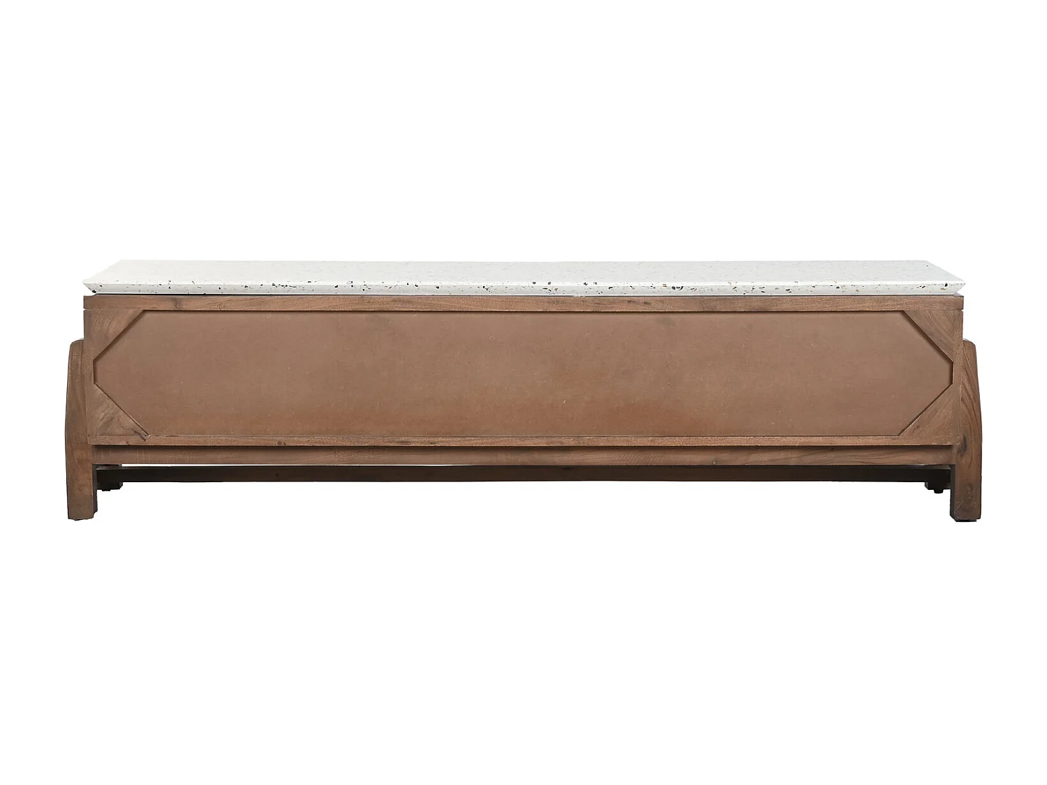 Mobile TV in terrazzo di acacia 166X46X52