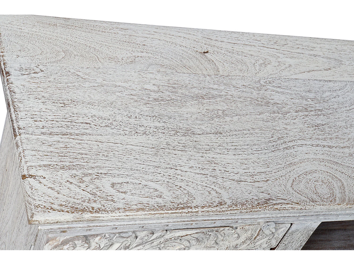 Mueble Tv Mango Metal 160X40X65 Decape Blanco