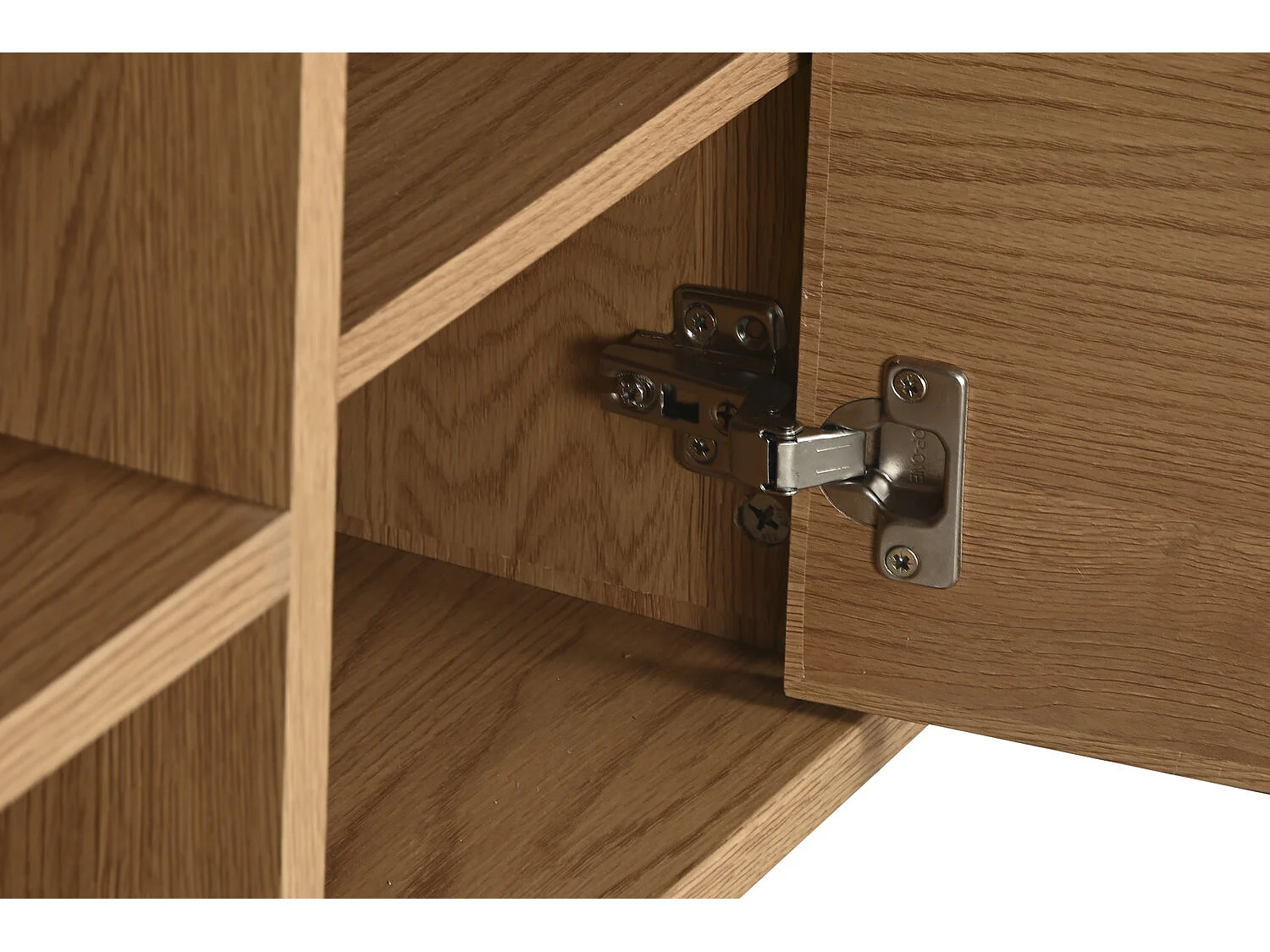 Mobile TV MDF Metallo 120X40X57 Naturale