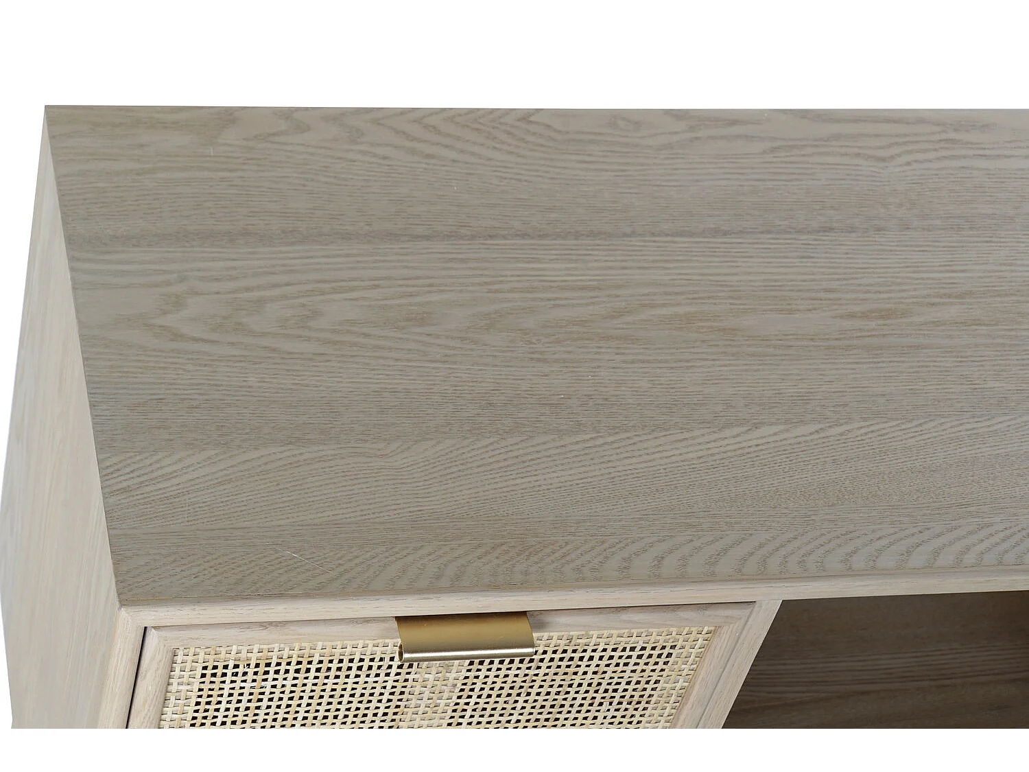Paulownia MDF tv-meubel 120x42x60 naturel raster