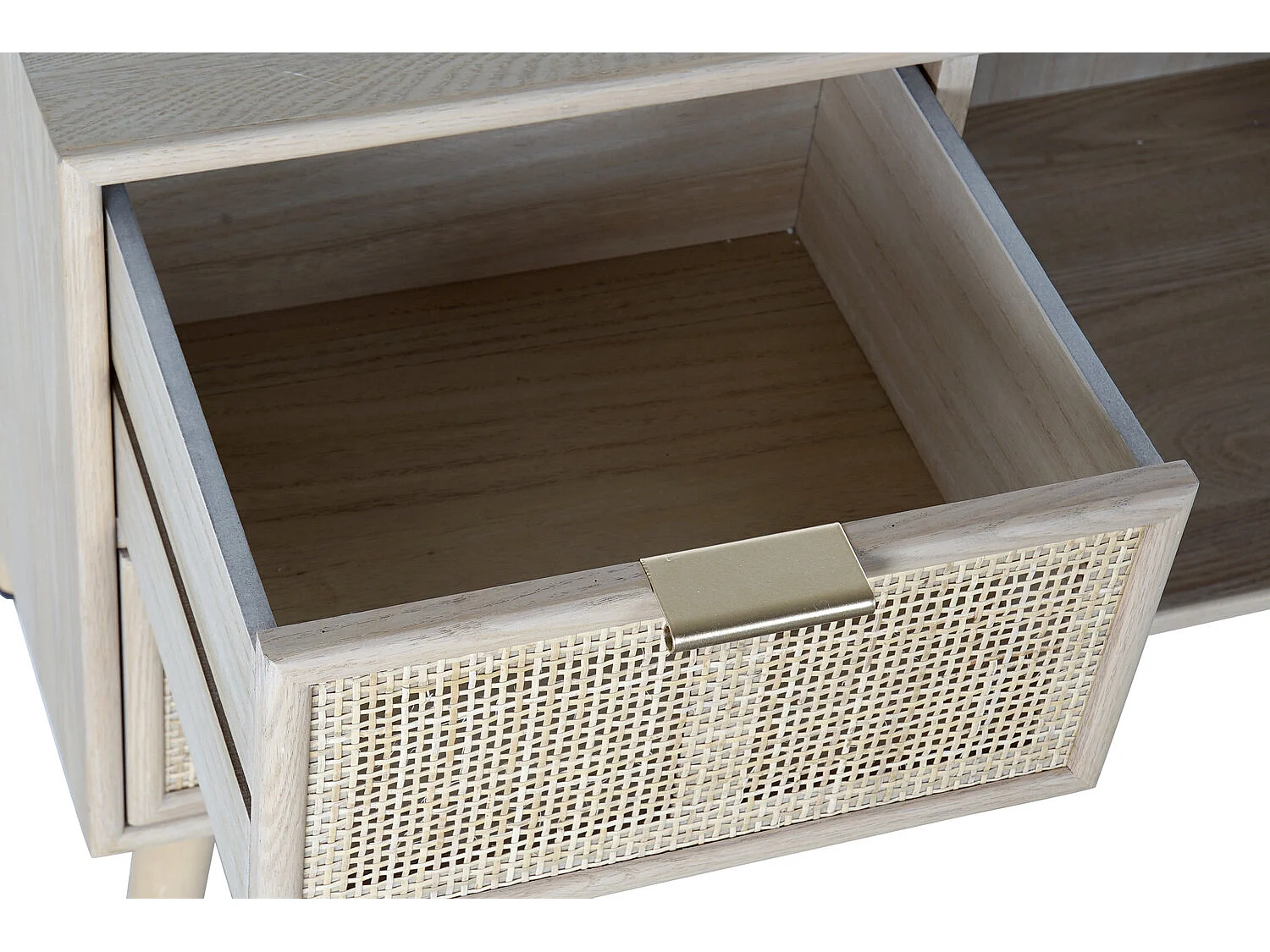 Paulownia MDF tv-meubel 120x42x60 naturel raster