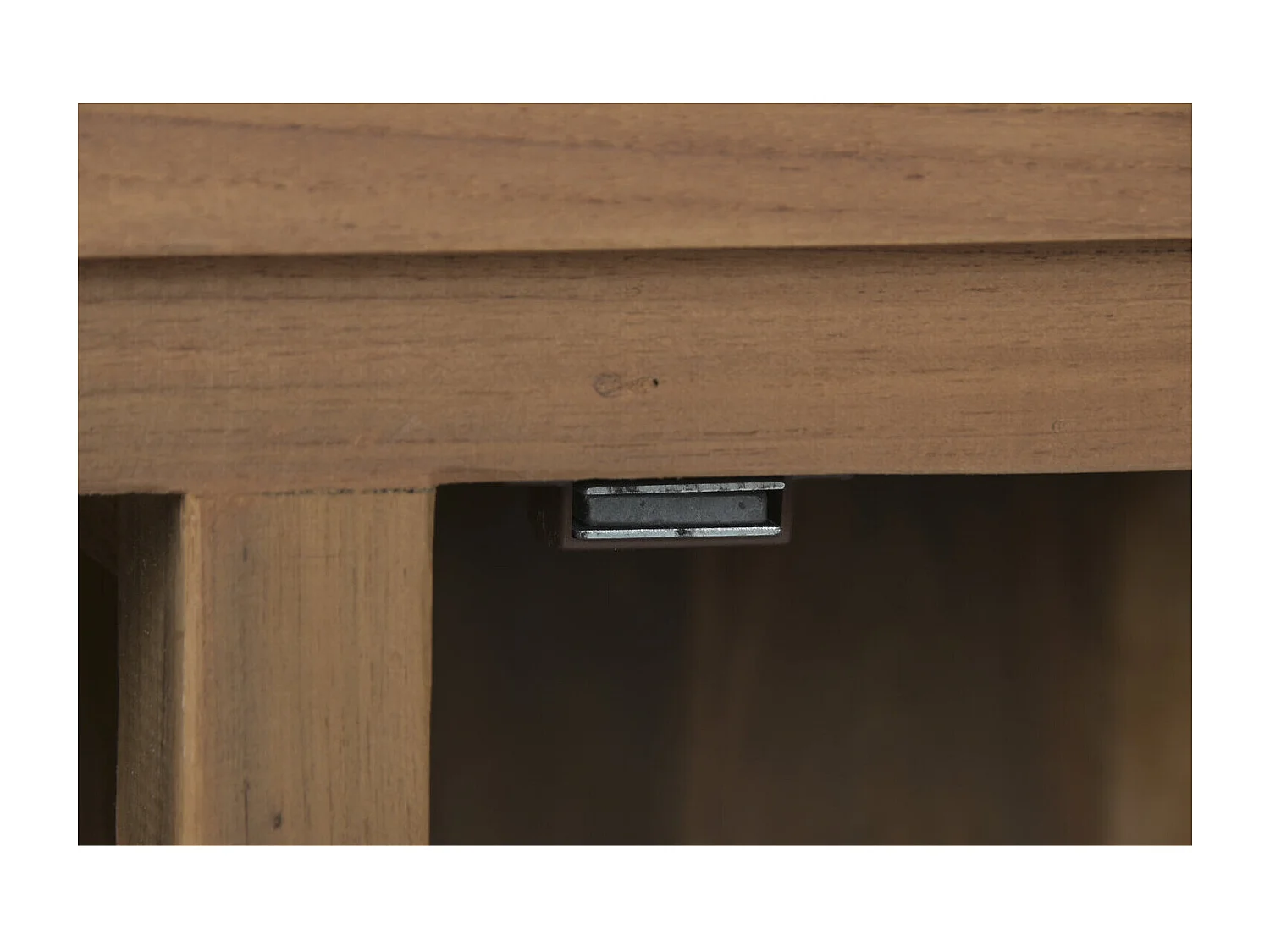 Mueble Tv Teca Reciclada Ratan 140X45X50 Marron