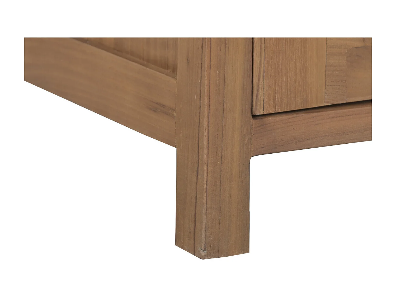 Mueble Tv Teca Reciclada Ratan 140X45X50 Marron
