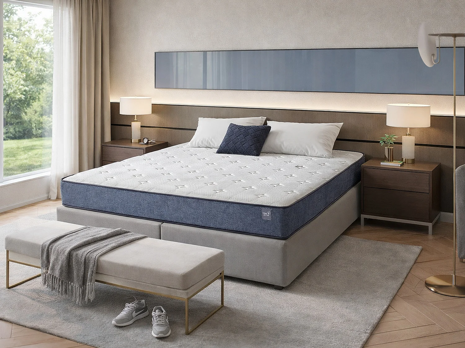 Matelas á ressorts ensanchés 80X200 cm BACO DREAMDI