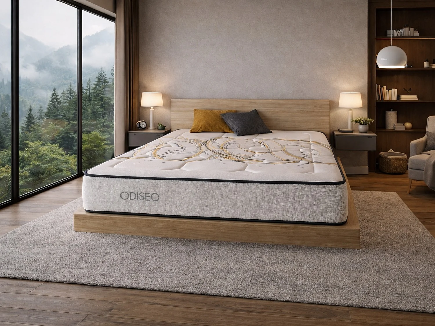 DREAMDI ODISEO LATEX Matratze 100x200 cm – Höhe 30 cm mit 2 cm Latex auf jeder Seite