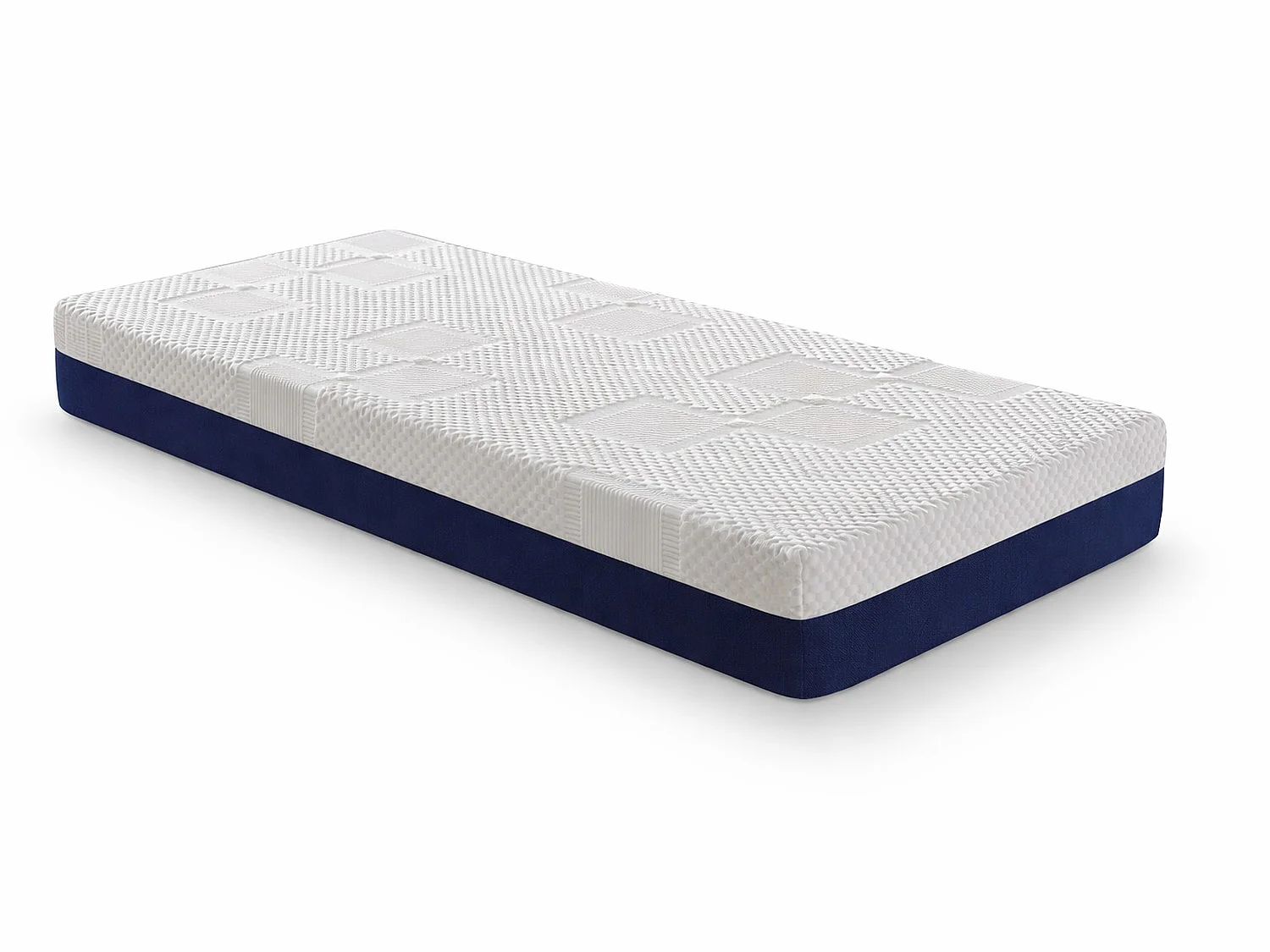 Colchón de espuma DREAMDI ZEUS LATEX 150x190 cm, altura 20 cm, con 2 cm de látex