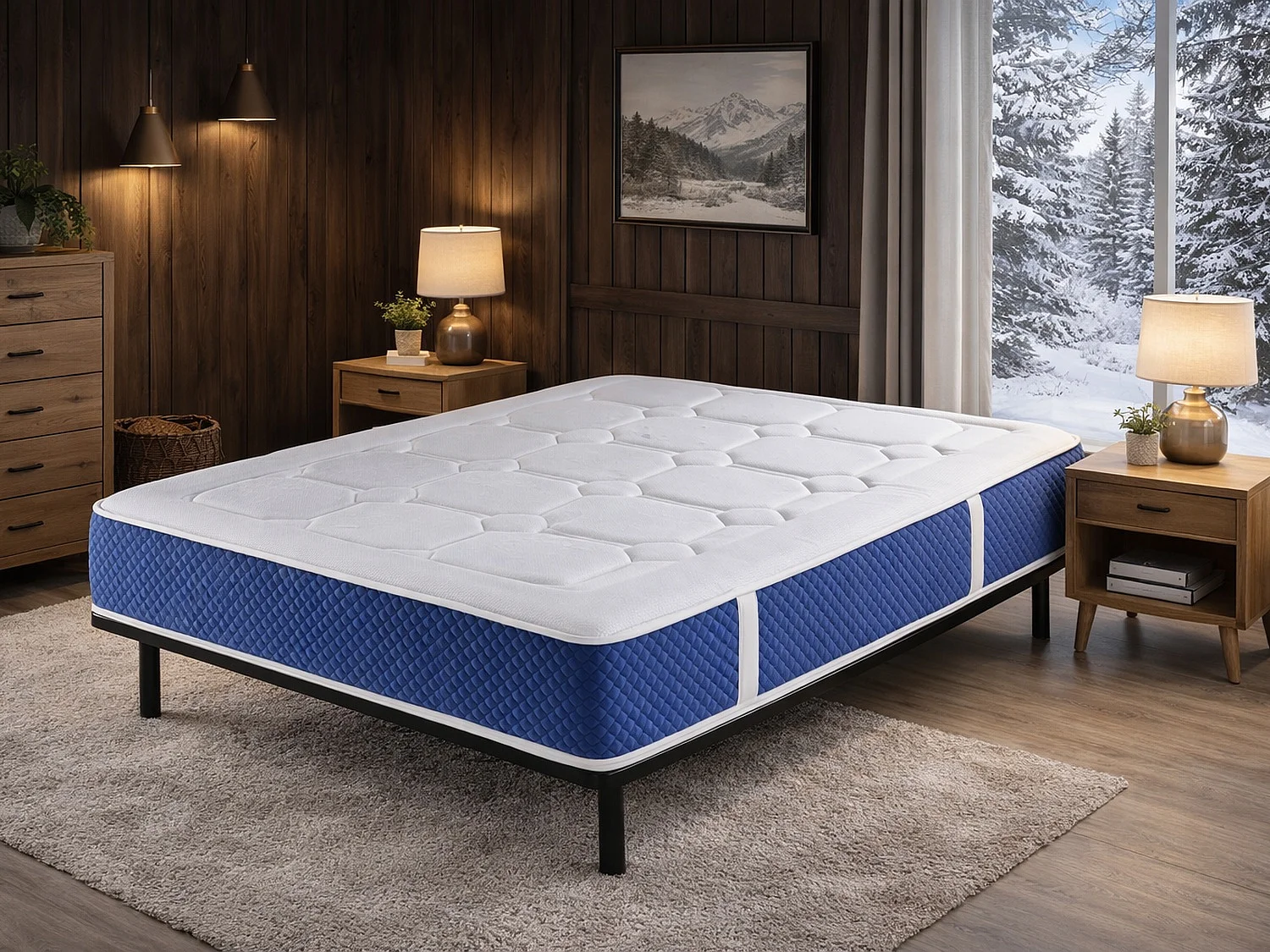Matelas ressorts ensachés DREAMDI IVORY SPRING 80x200 cm