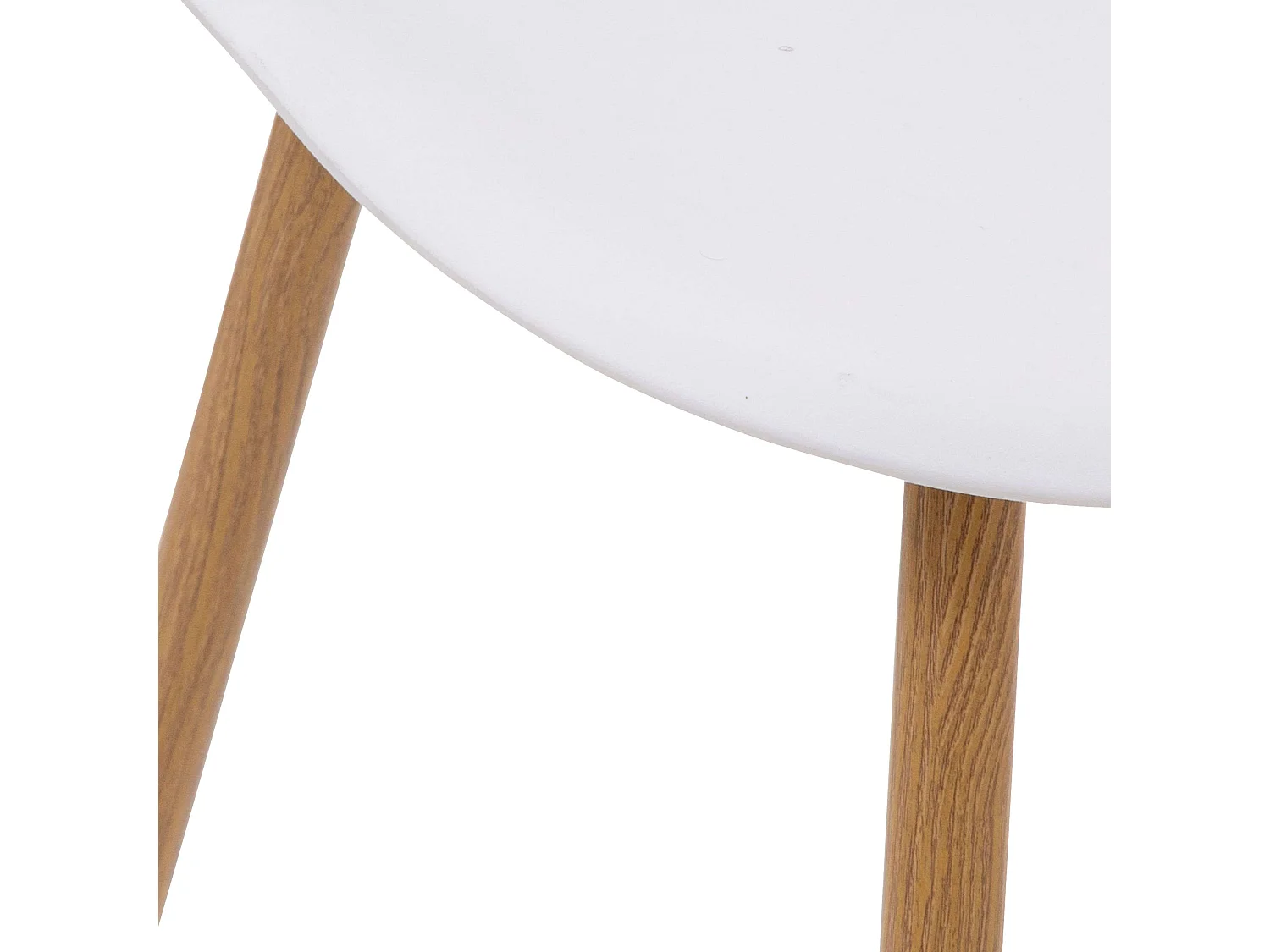 Pack 4 Sillas Taho 46x85x51cm - Blanco/Madera Claro