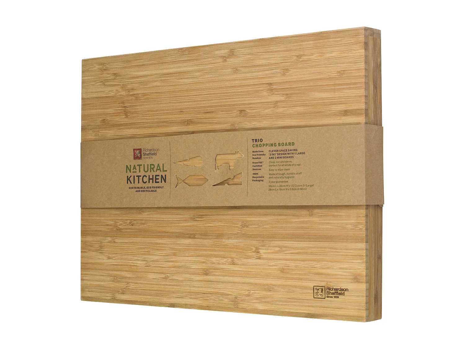 Trio - Planche à découper en bambou