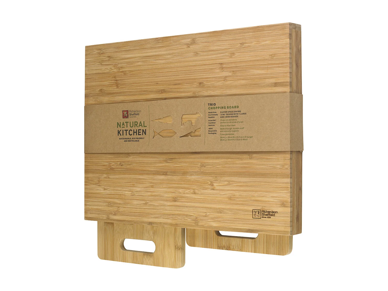 Trio - Planche à découper en bambou
