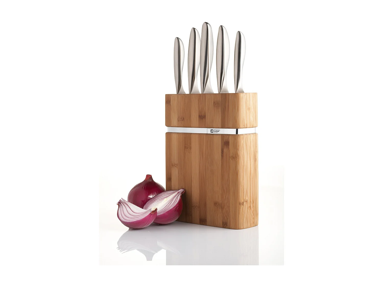 Forme - Bloc Bamboo 5 couteaux de cuisine