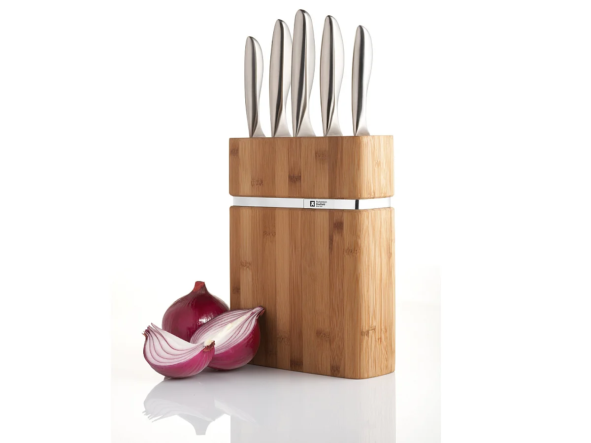 Forme - Bloc Bamboo 5 couteaux de cuisine