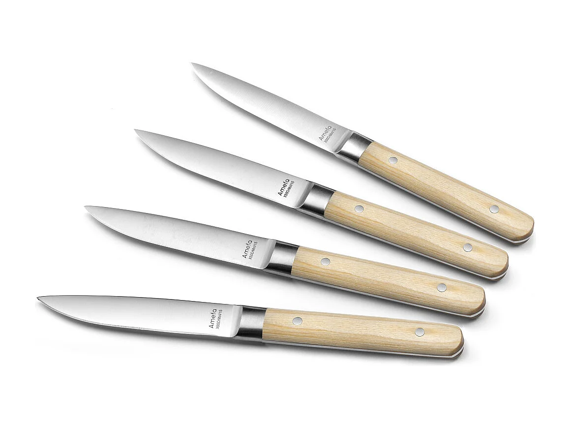 Fusion Hêtre - Coffret 4 couteaux steak