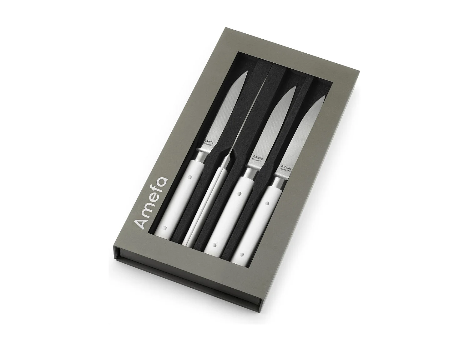 Fusion Blanc - Coffret 4 couteaux steak