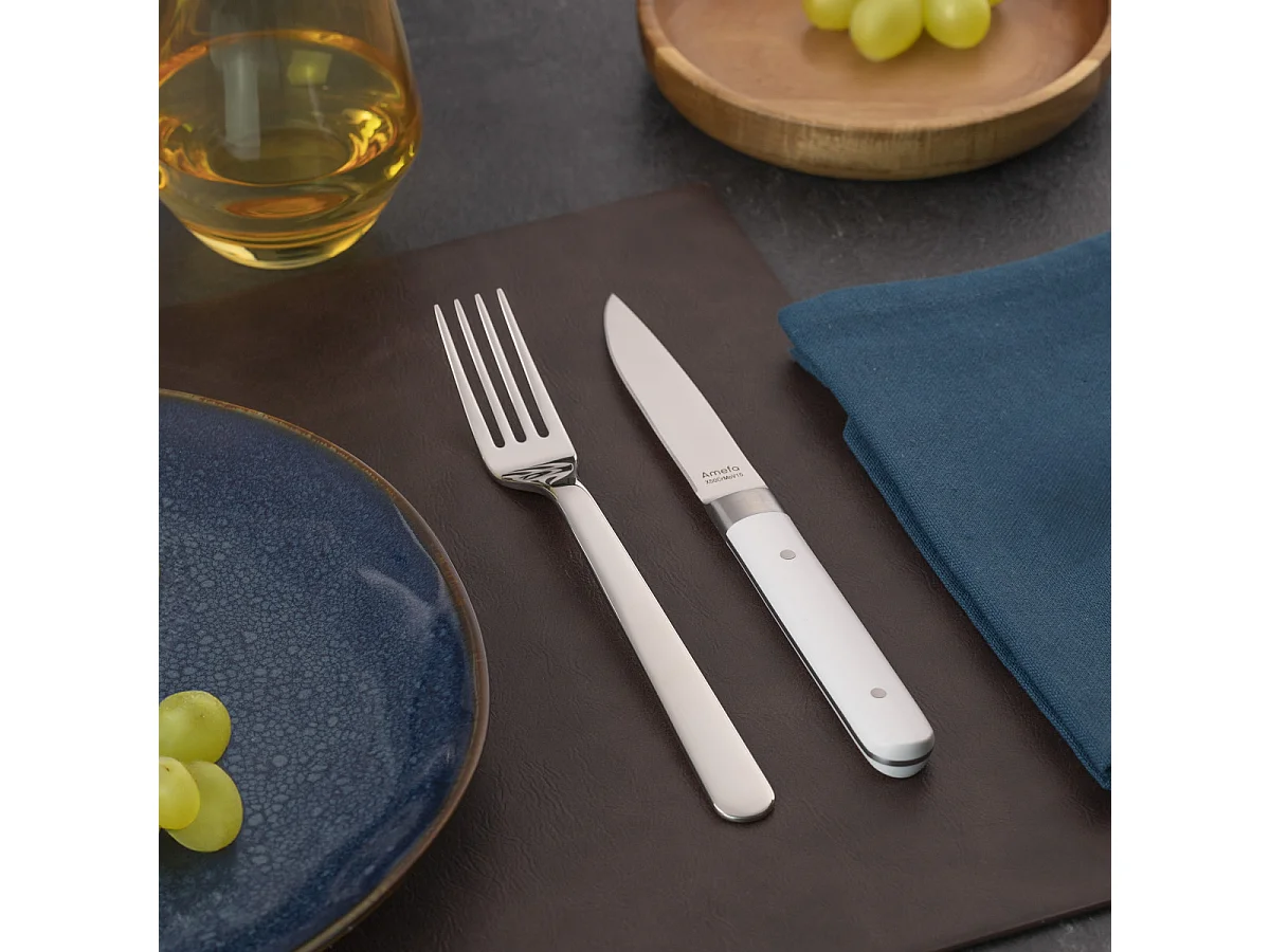 Fusion Blanc - Coffret 4 couteaux steak