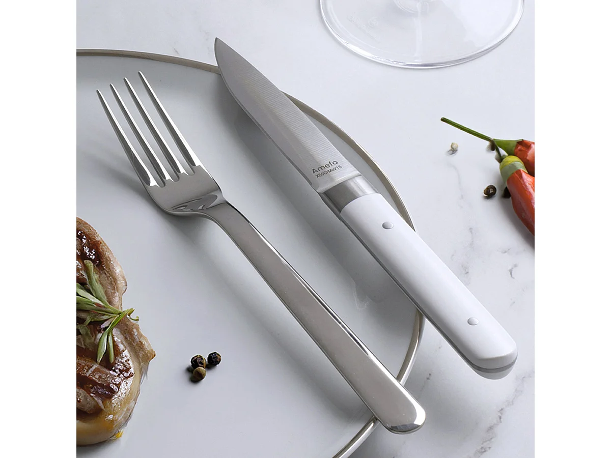 Fusion Blanc - Coffret 4 couteaux steak