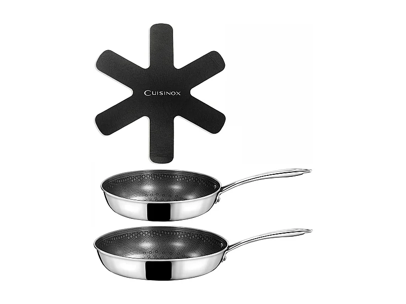 Virtuo - 1 poêle 24cm, 1 poêle 28cm, 1 feutrine 28cm